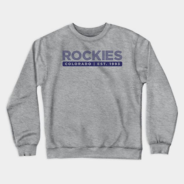 Rockies #1 Crewneck Sweatshirt by HooPet